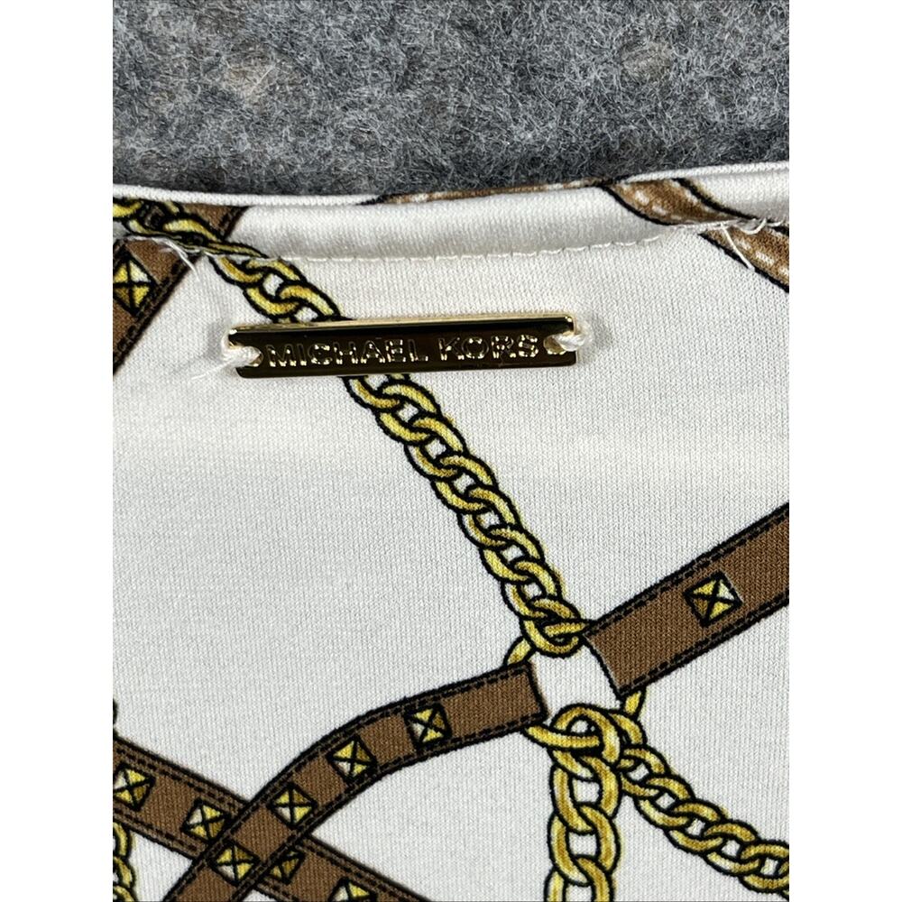 WOMEN'S MICHAEL‎ KORS ELASTIC WAIST CHAIN LINK TOP SIZE XL MSRP $88.00 - Picture 9 of 9